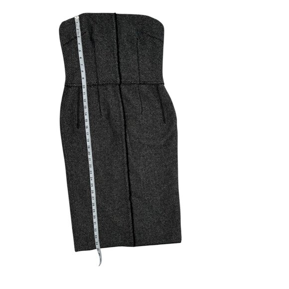 Dolce & Gabbana Midi Wool Strapless Dress Size 46 or US 10 - Picture 13 of 14